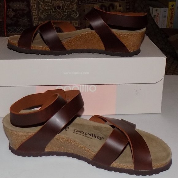 New Birkenstock Papillio Lola cognac leather - Picture 3 of 14